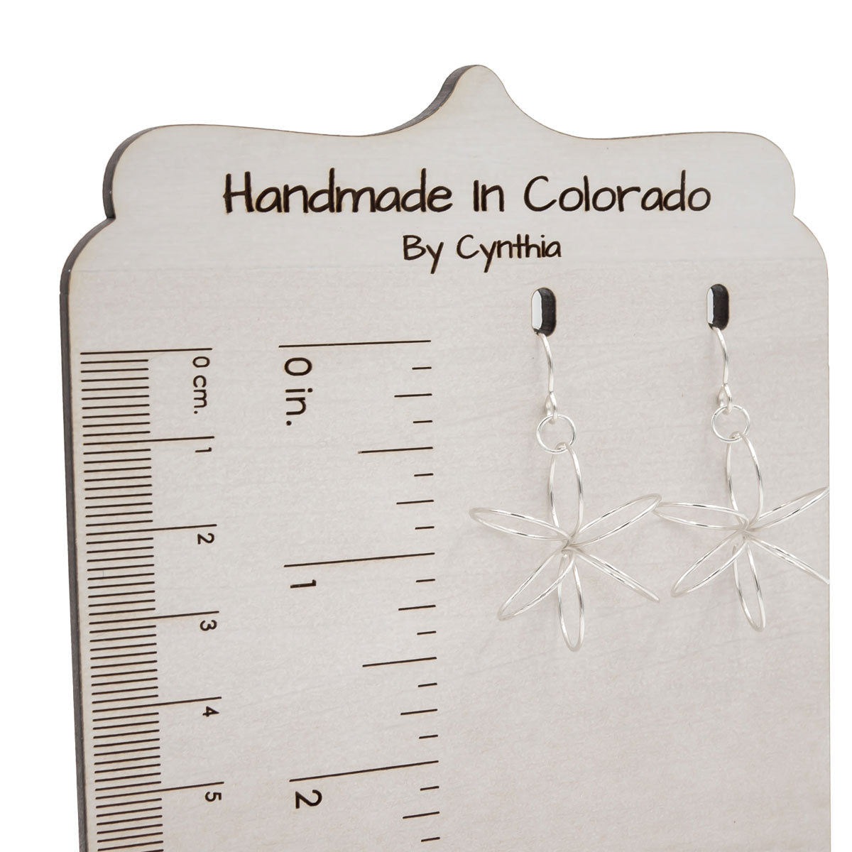 Sterling Silver Freeform Snowflakes