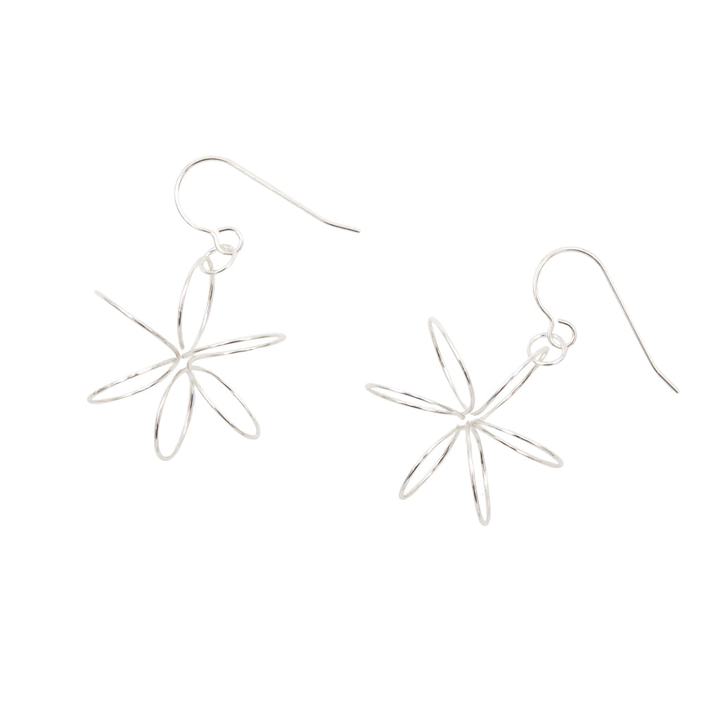 Sterling Silver Freeform Snowflakes