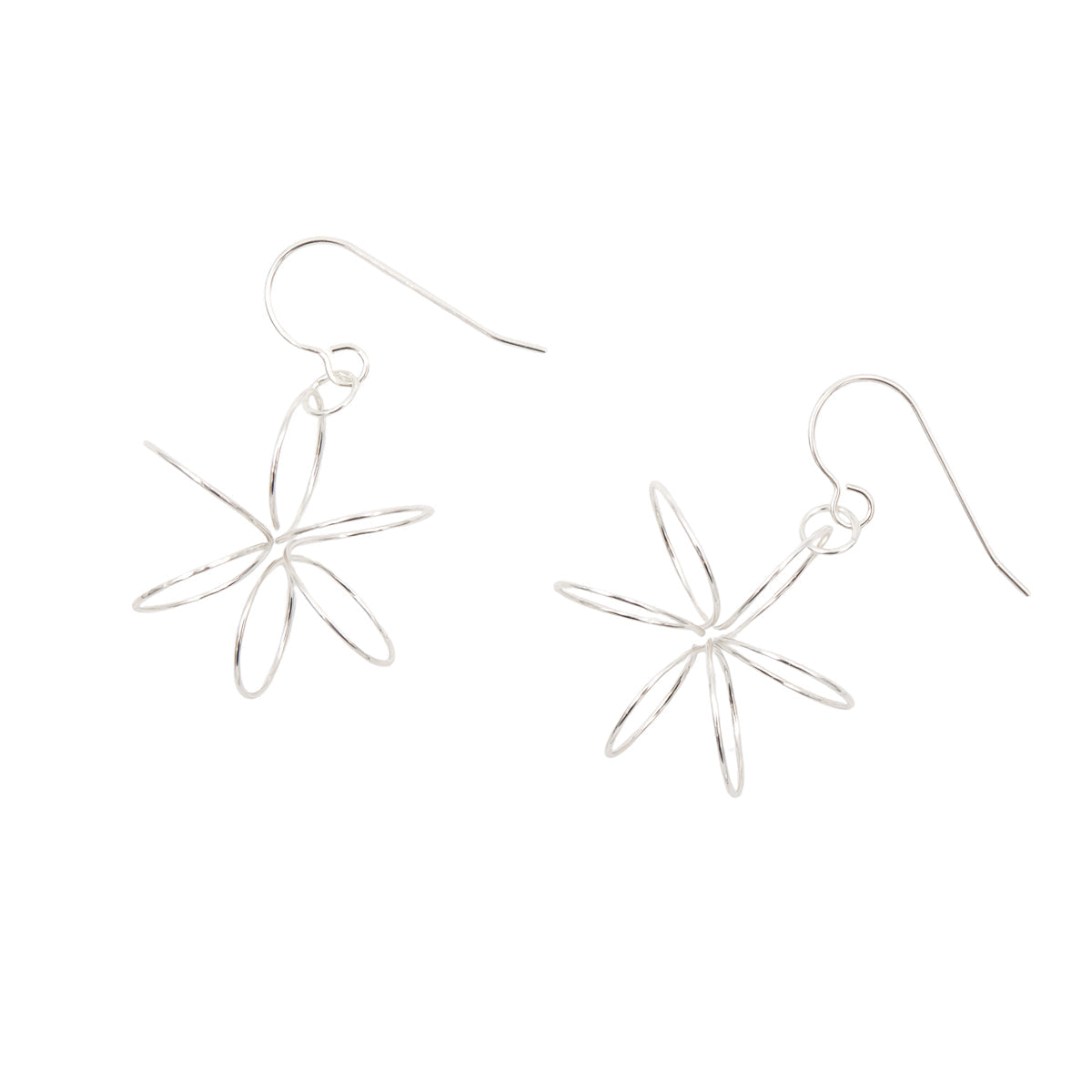 Sterling Silver Freeform Snowflakes