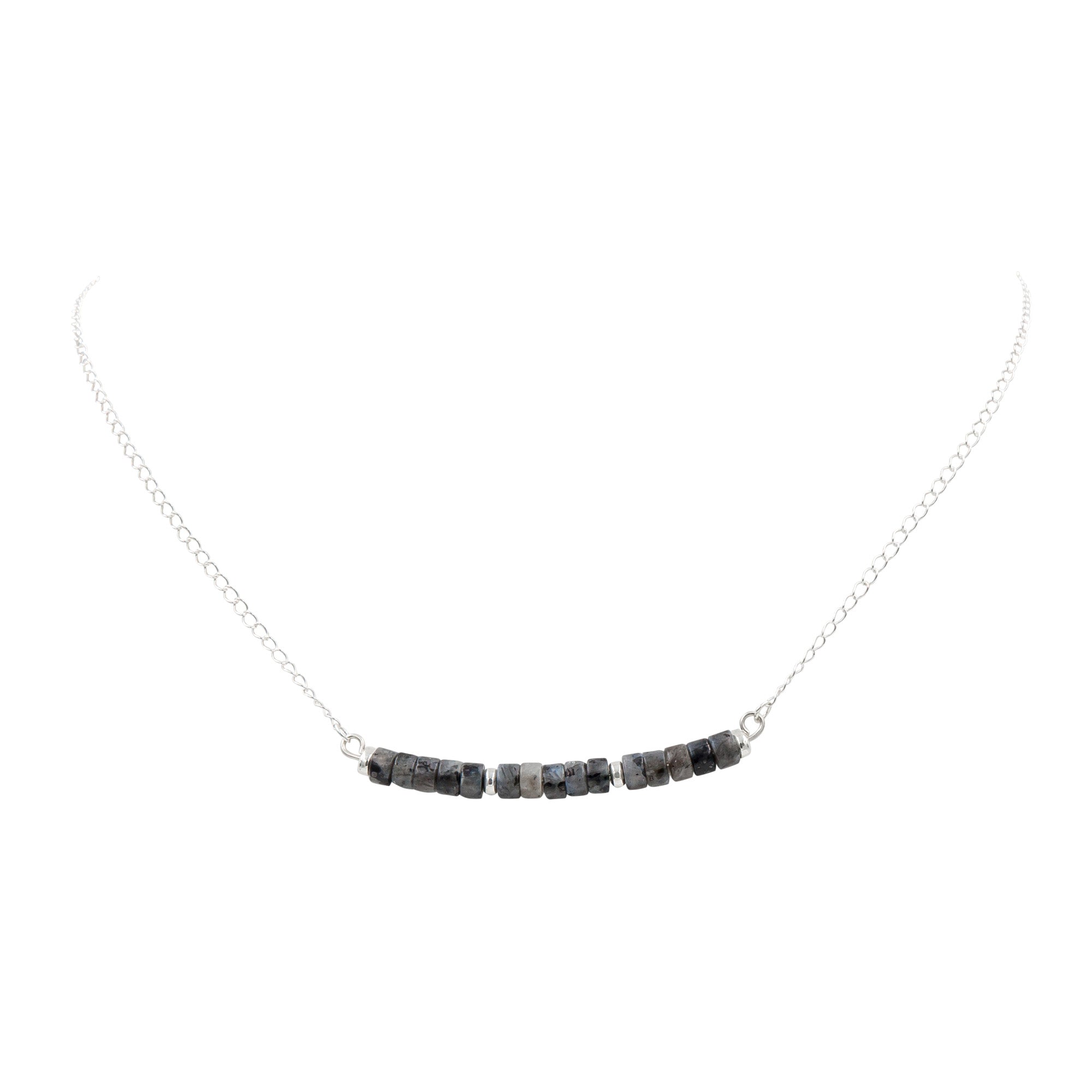 Modern Larvikite Necklace