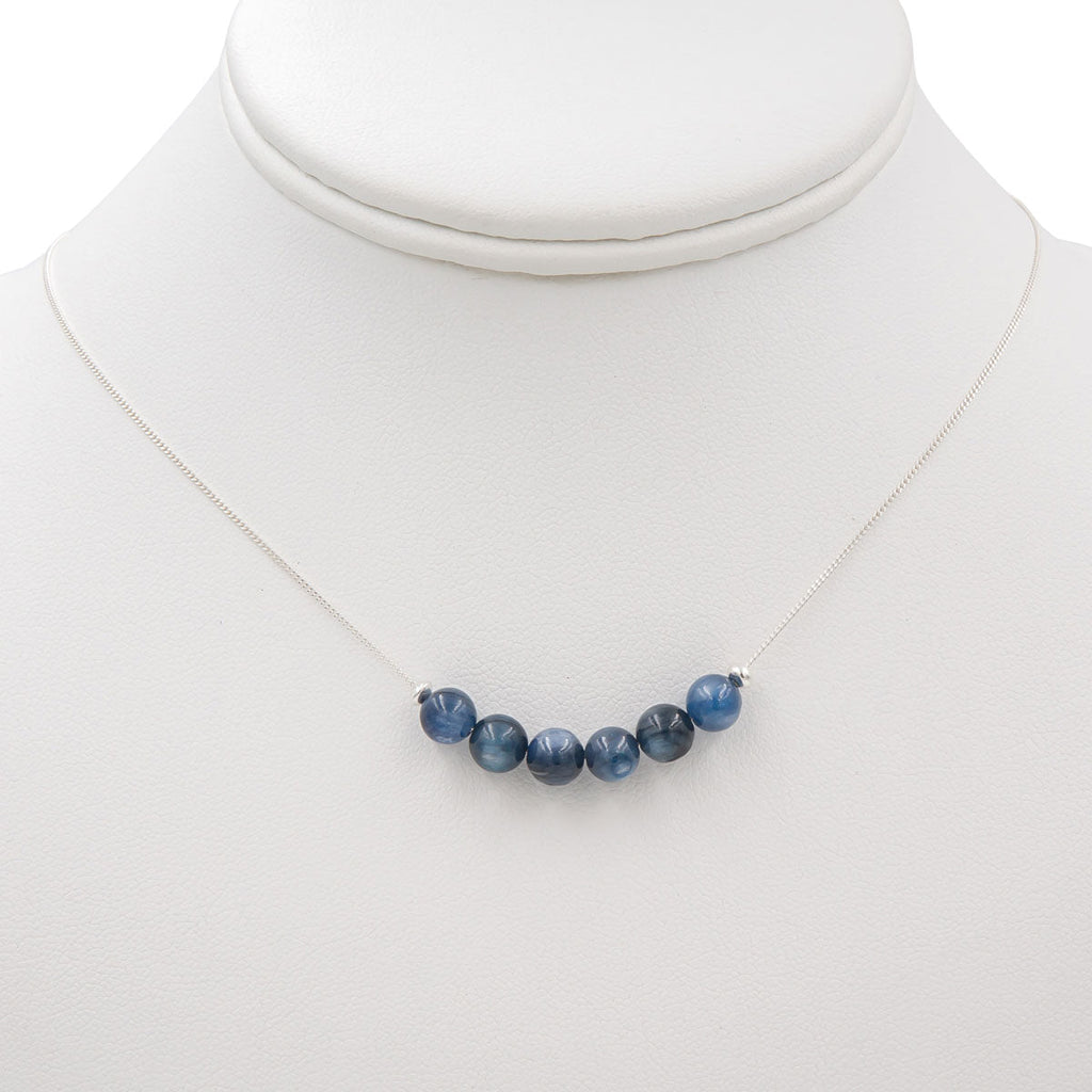 Stacked Kyanite Necklace & Earrings Set