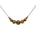 Tiger Eye On Copper Necklace