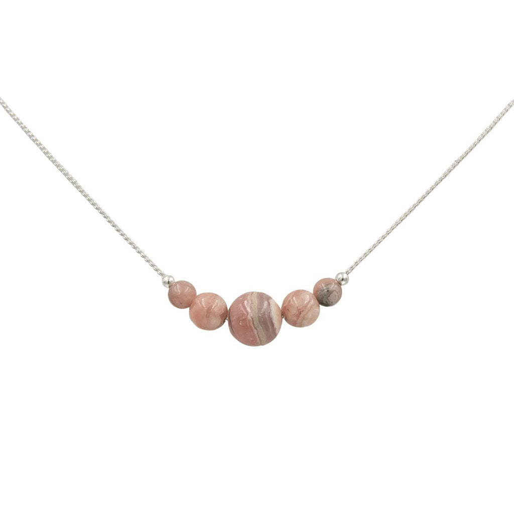 Rhodochrosite ~ Necklace & Earrings Set