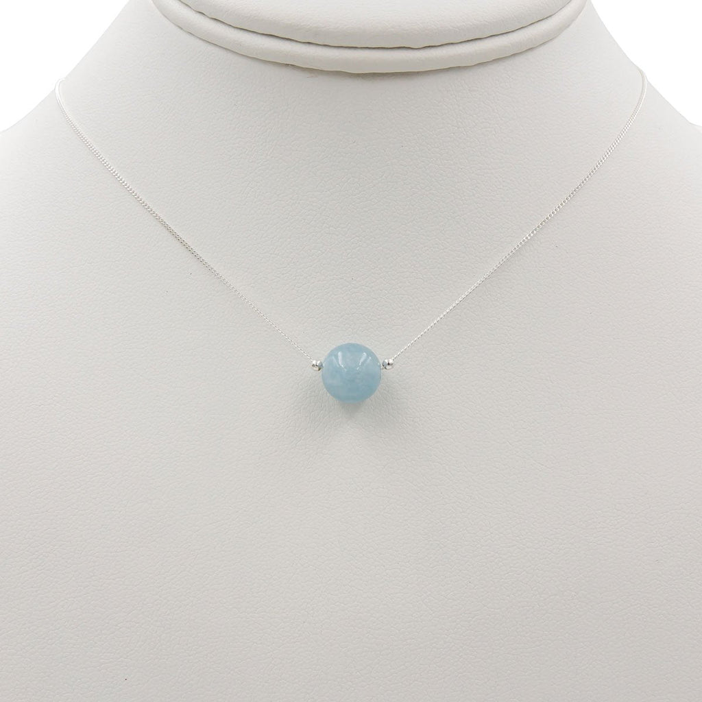 Blue Sky Aquamarine ~ Necklace & Earrings Set