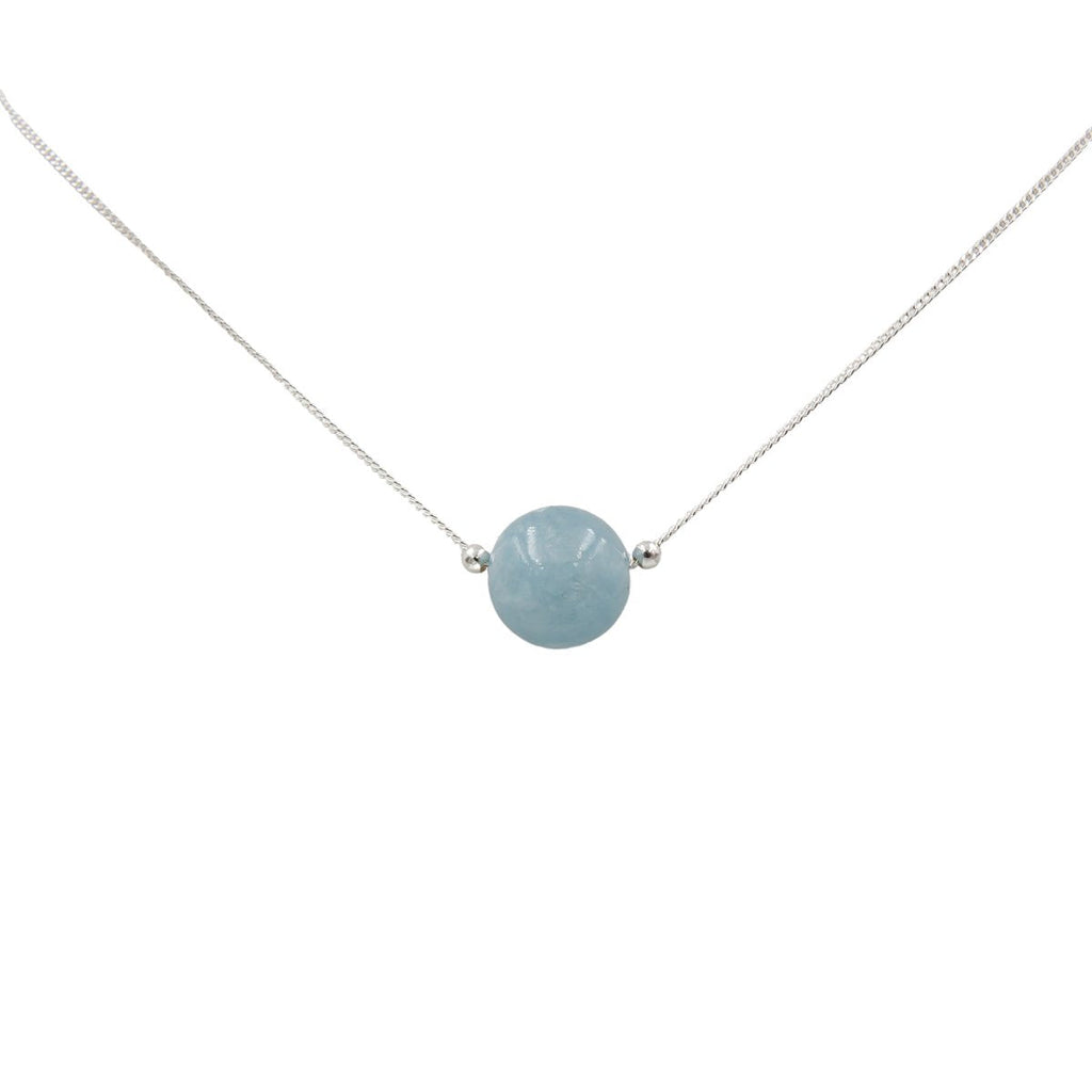 Blue Sky Aquamarine ~ Necklace & Earrings Set