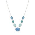Turquoise & Chalcedony Necklace