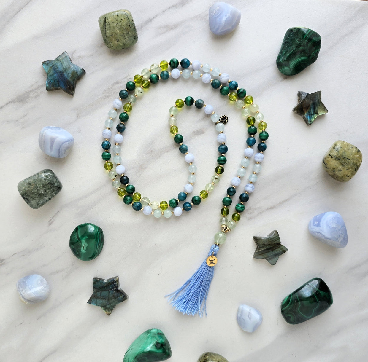 Gemini Zodiac Mala