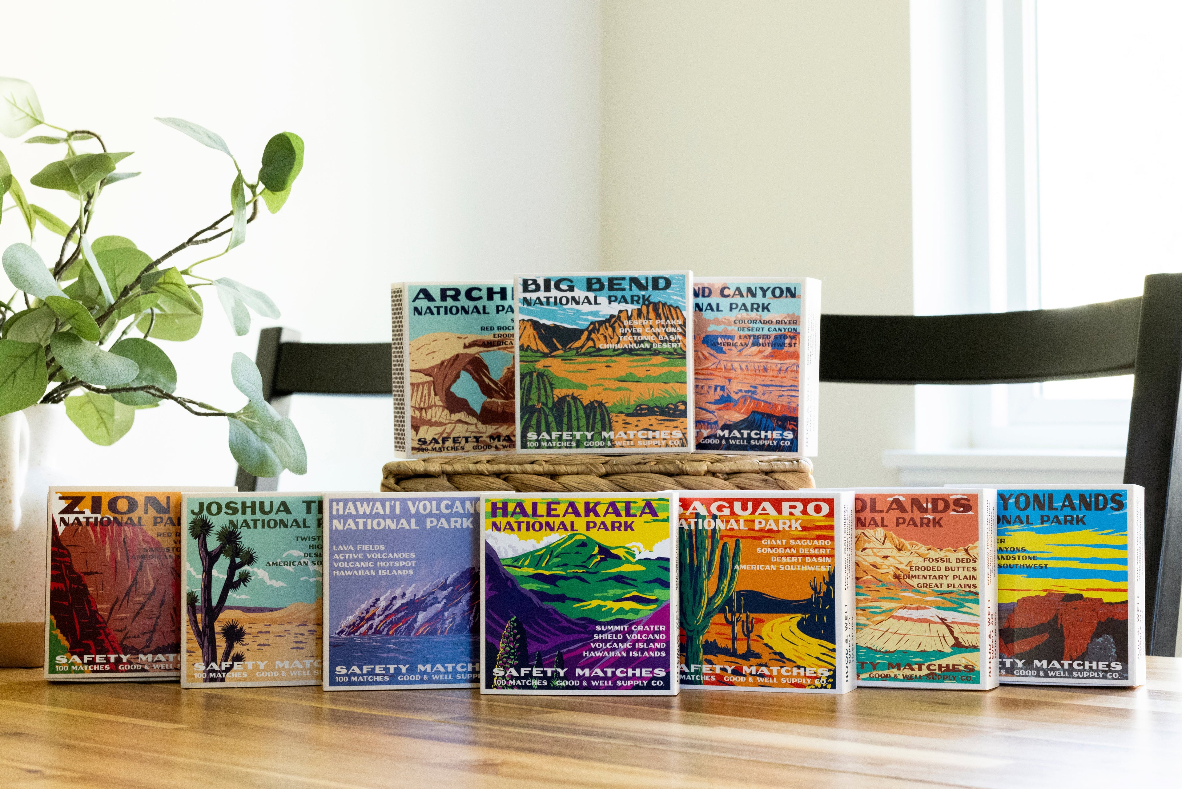 Badlands Vintage National Park Cabin Matches