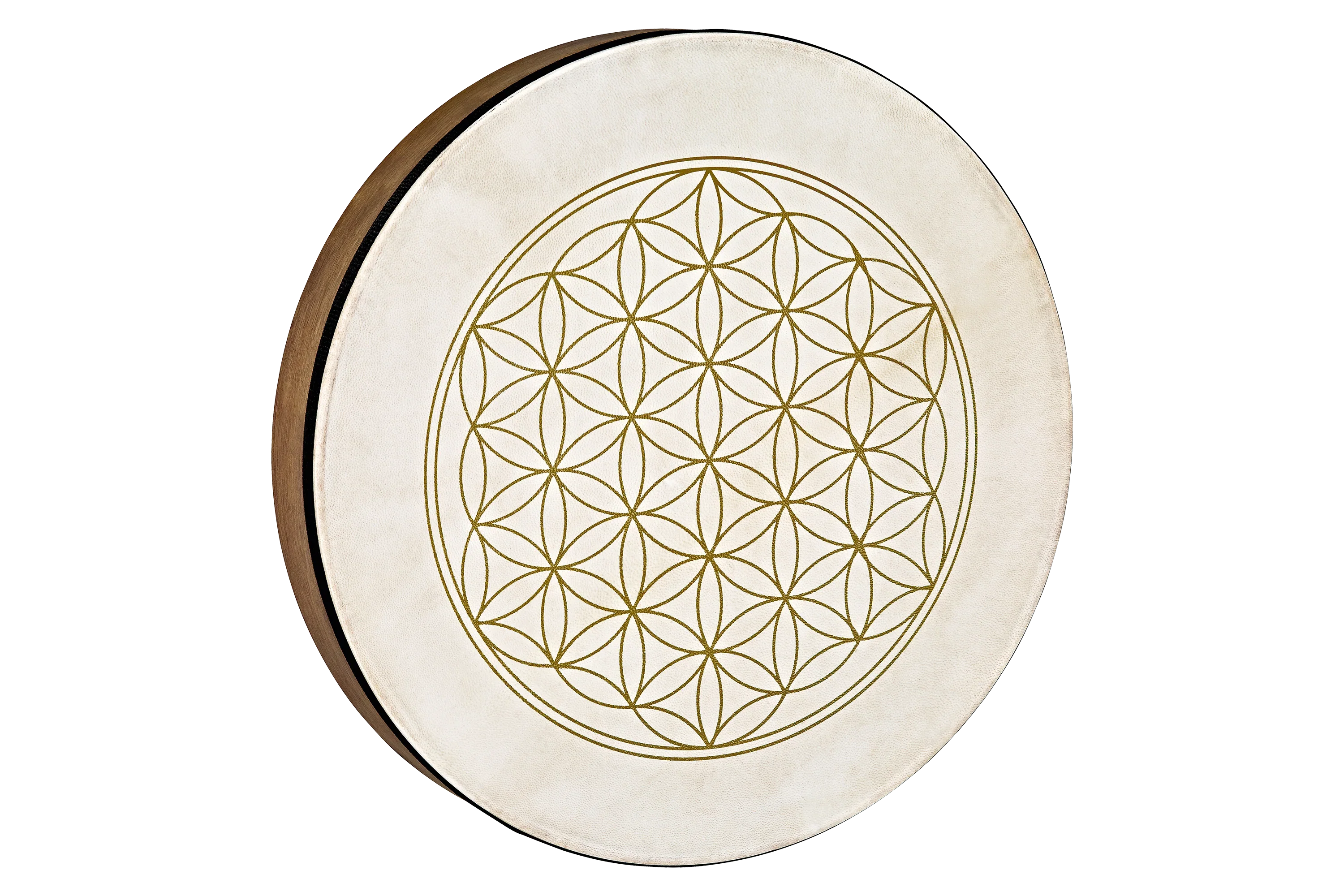 16" Designed Hand Drum, Flower of Life