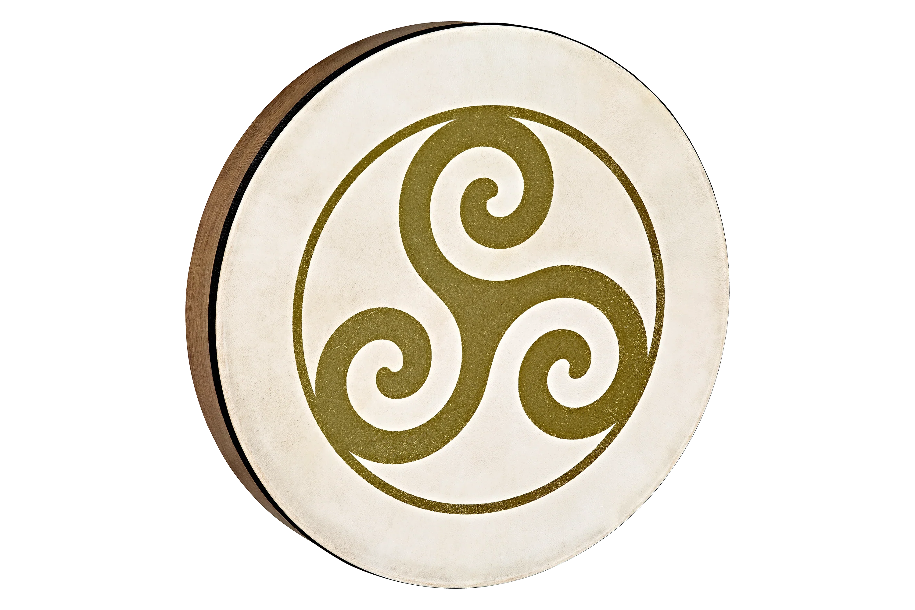 16" Designed Hand Drum, Triskele