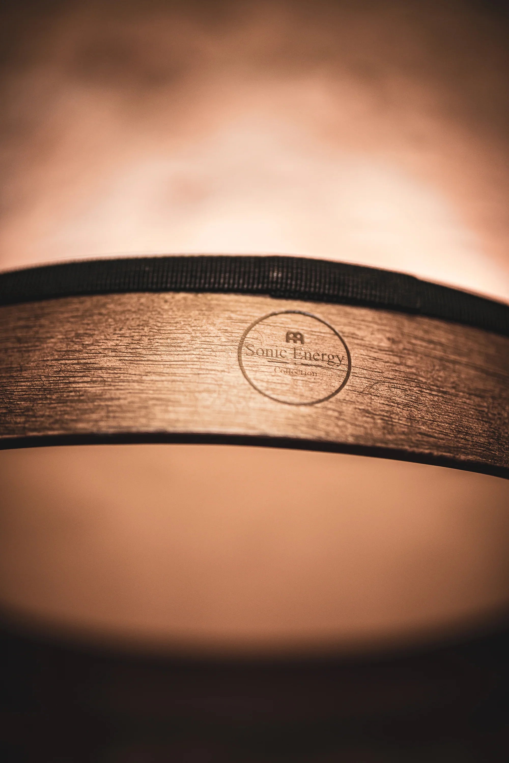 18" Woven Synthetic Head Hand Drum, Walnut Brown