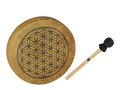 15" Native American-Style Hoop Drum, Flower of Life