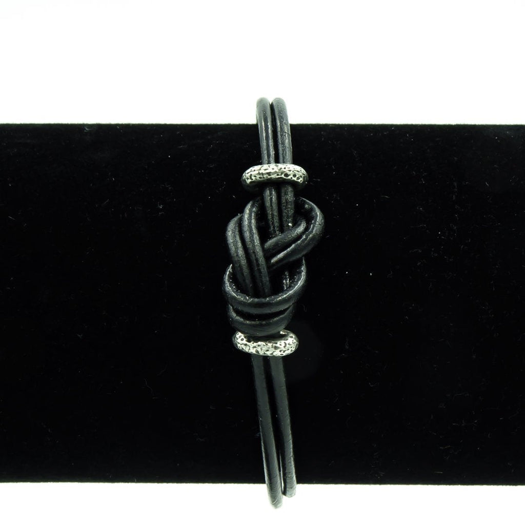 Greek Leather Infinity Knot