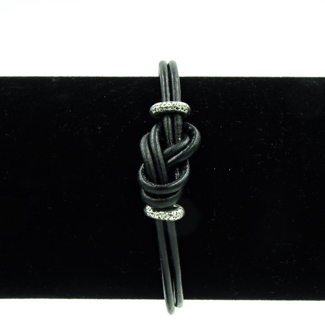 Greek Leather Infinity Knot