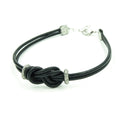 Greek Leather Infinity Knot