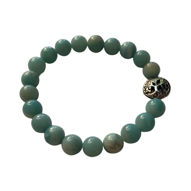 Amazonite Bracelet 8 mm Round Beads