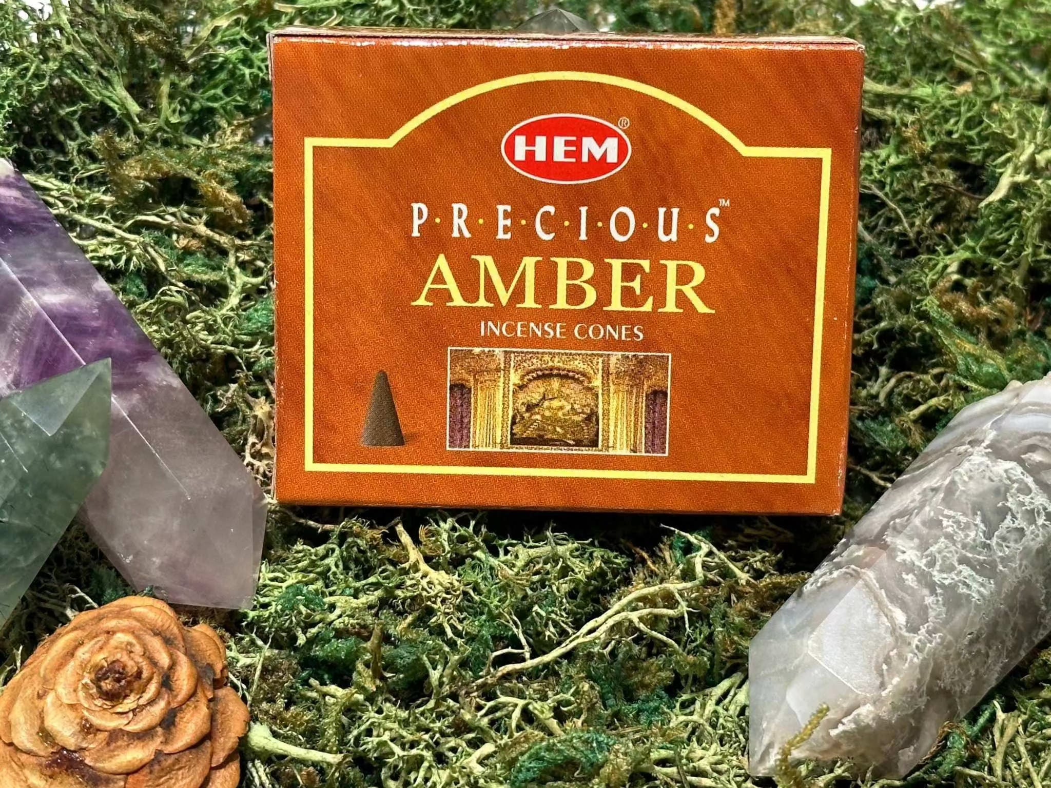HEM Incense Cones - Precious Amber