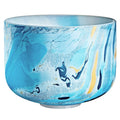 10" Marble Crystal Singing Bowl, A4, Brow Chakra, 432 Hz
