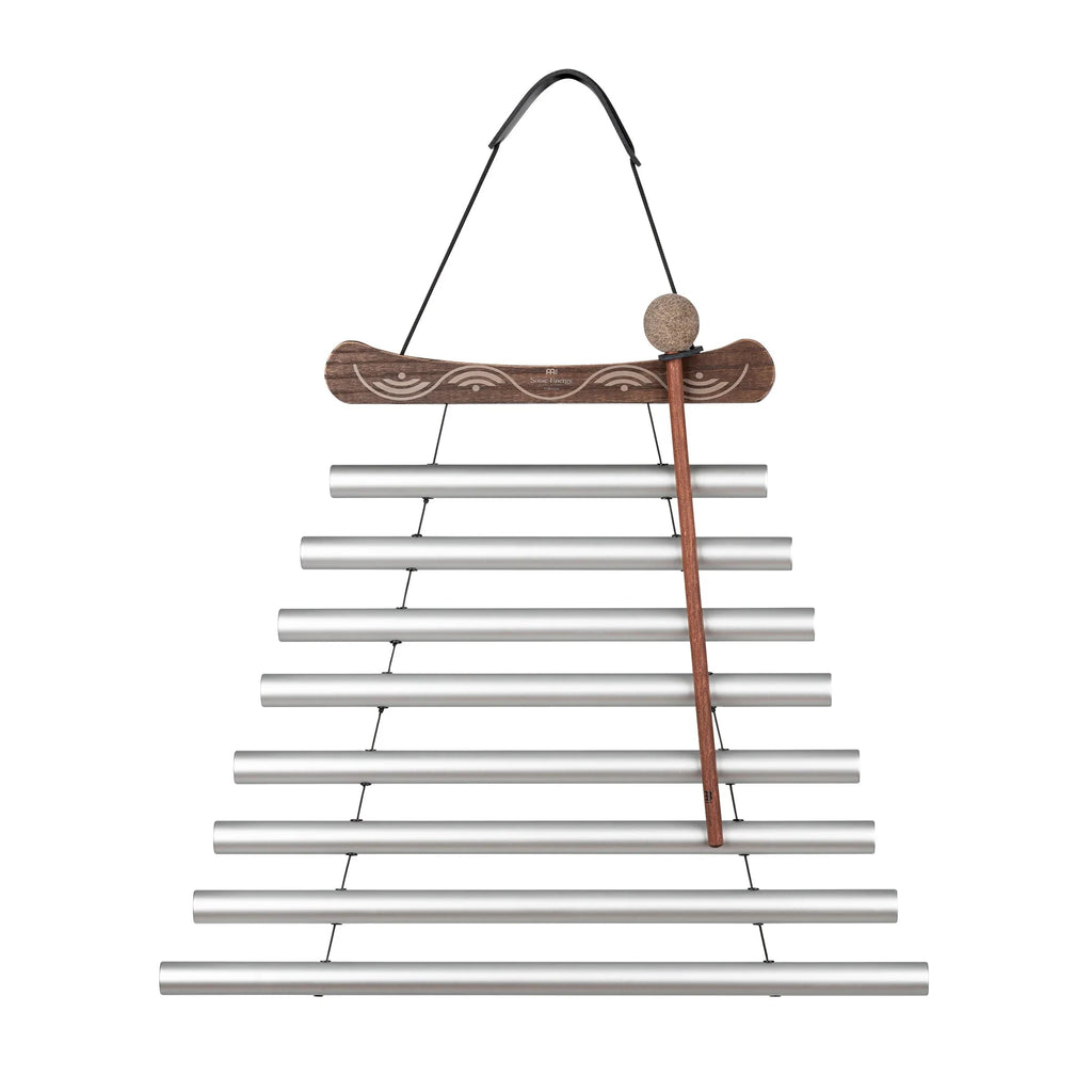 24" Meditation Flow Chime, 432 Hz, 8 Notes, C# Minor, Silver
