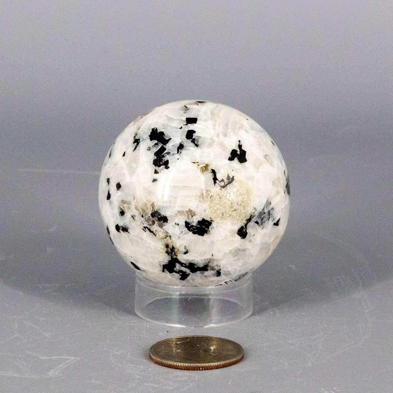 Moonstone Crystal Sphere Adularescent Polished Stone