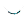 Mystic Blue Tiger Eye On Silver