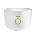 12" Planetary Tuned Crystal Singing Bowl, Earth Year / Om 136.10 Hz