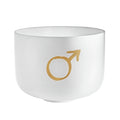 12" Planetary Tuned Crystal Singing Bowl, Mars 144.72 Hz