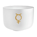 12" Planetary Tuned Crystal Singing Bowl, Mercury 141.27 Hz