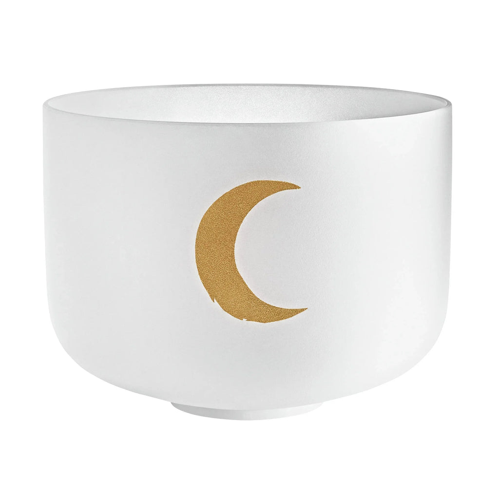 12" Planetary Tuned Crystal Singing Bowl, Synodic Moon 210.42 Hz