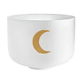 12" Planetary Tuned Crystal Singing Bowl, Synodic Moon 210.42 Hz