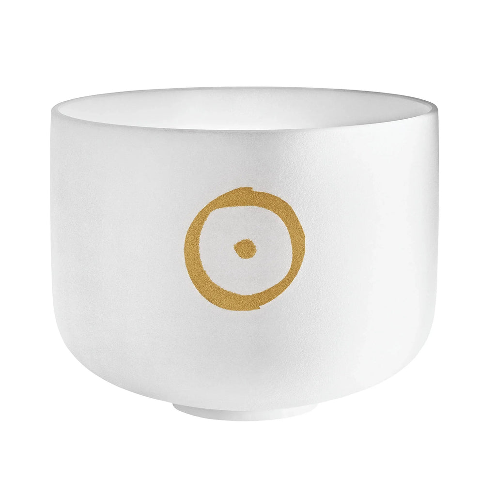 12" Planetary Tuned Crystal Singing Bowl, Sun 126.22 Hz