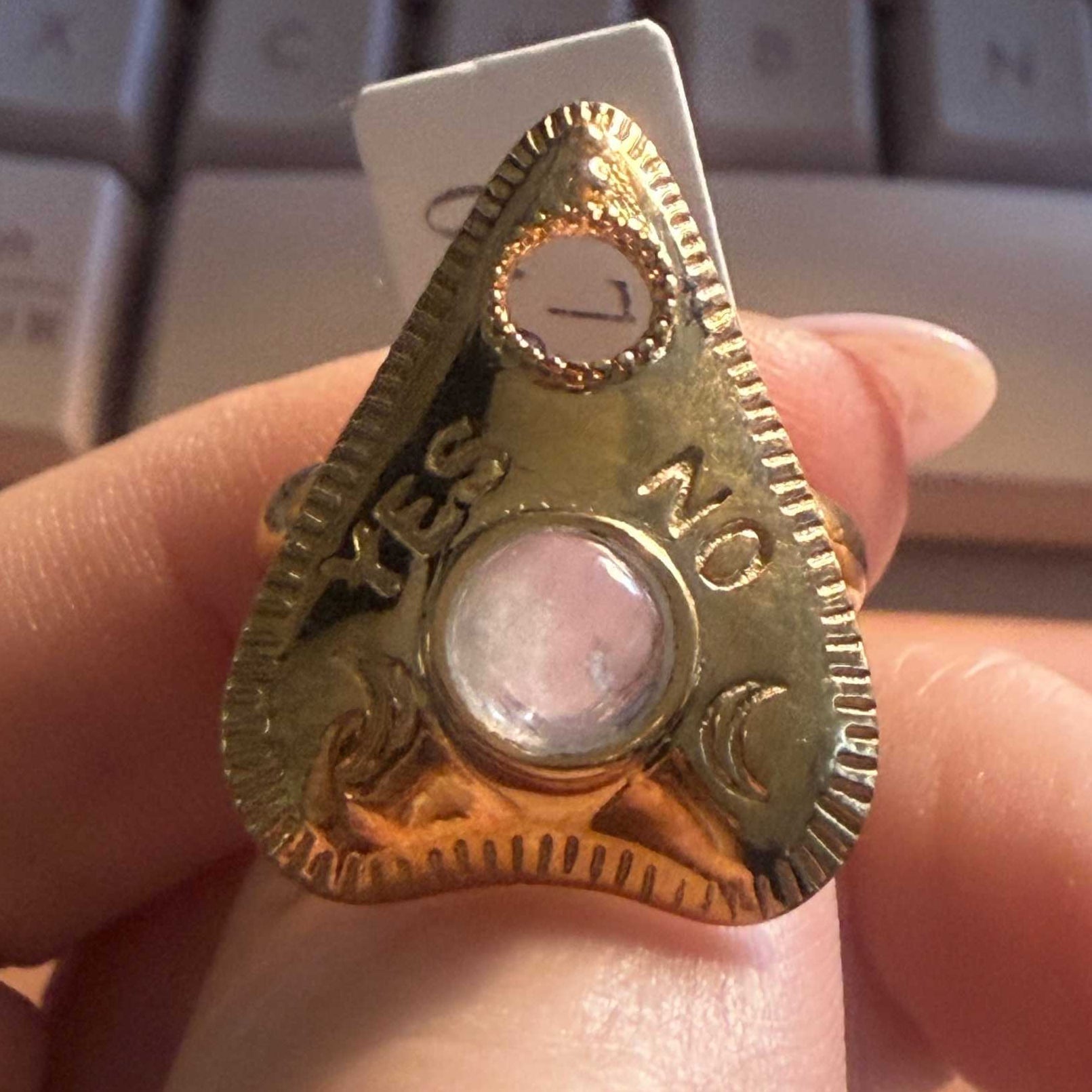 Planchette Ring | Sterling Silver & Gold Vermeil