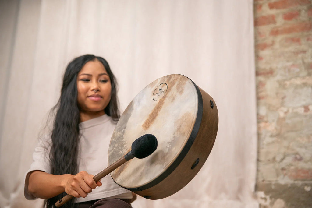 14" Ritual Drum, Goat Head