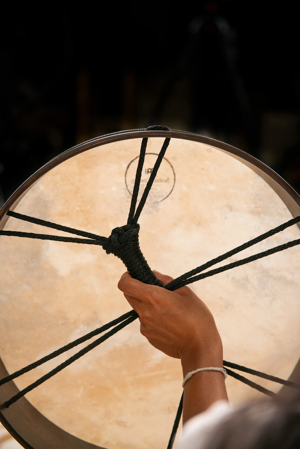16" Ritual Drum, Goat Head