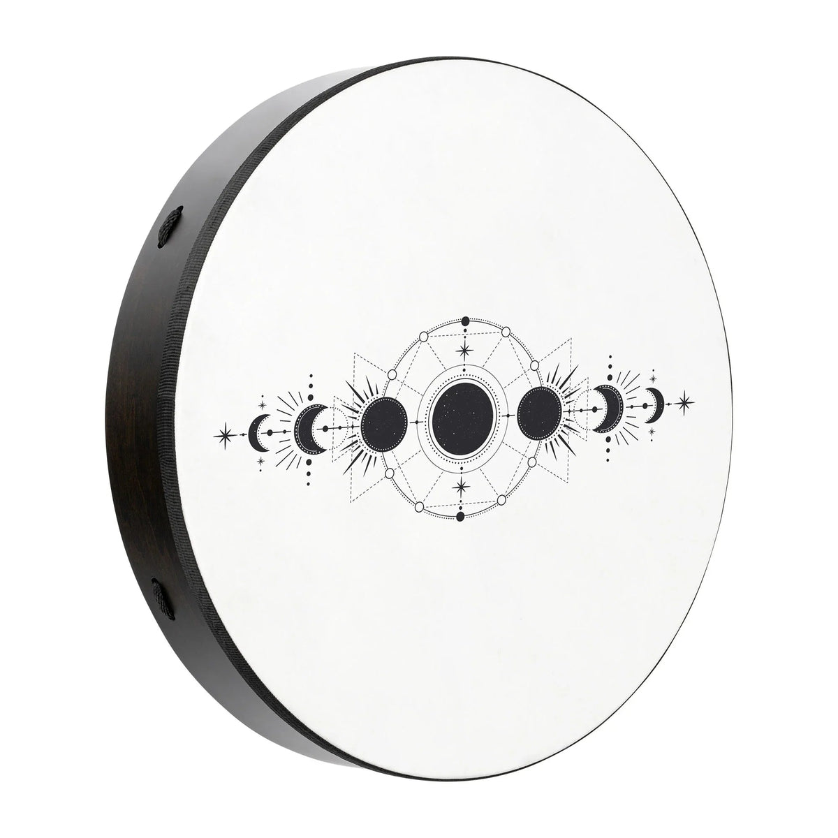 20" Ritual Drum, Moon Phases, True Feel Synthetic Head
