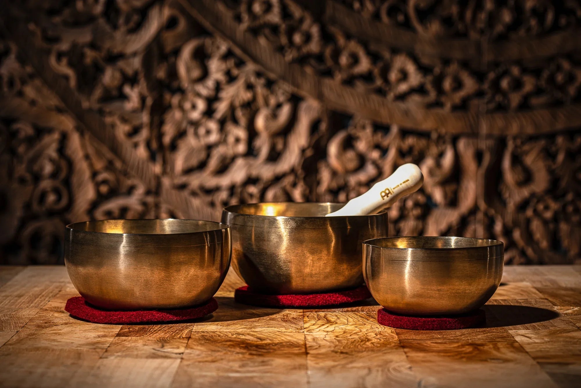 3-Piece Universal Series Singing Bowl Set, 500/700/750g