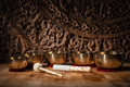 5-Piece Universal Series Singing Bowl Set, 400/500/600/700/750g