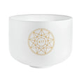 10" Solfeggio Crystal Singing Bowl, Re 417 Hz, Note G#4