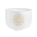 10" Solfeggio Crystal Singing Bowl, Sol 741 Hz, Note F#4