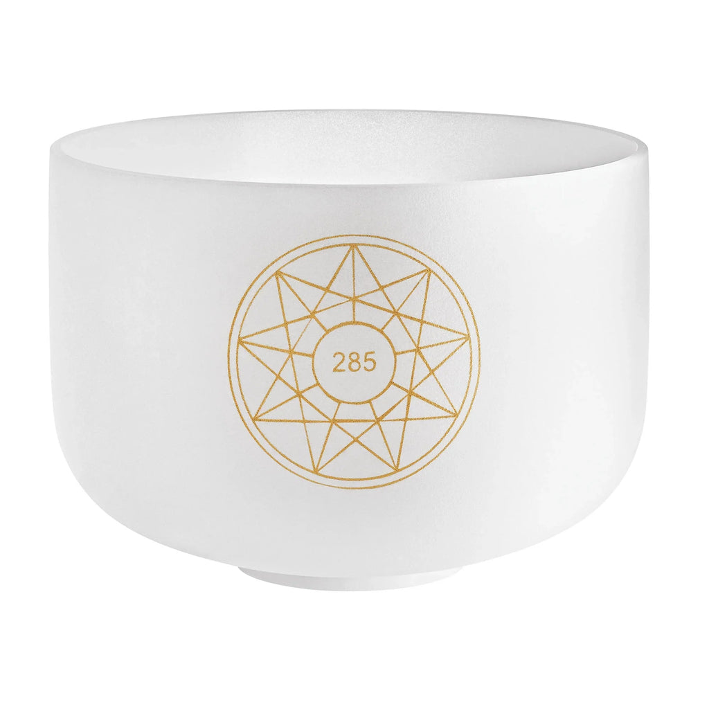 10" Solfeggio Crystal Singing Bowl, 285 Hz, Note C#4