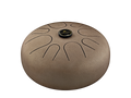 12" Steel Tongue Drum, A Akebono, Vintage Brown
