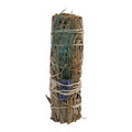 White Sage & Sodalite Crystal Smudge Stick (4")