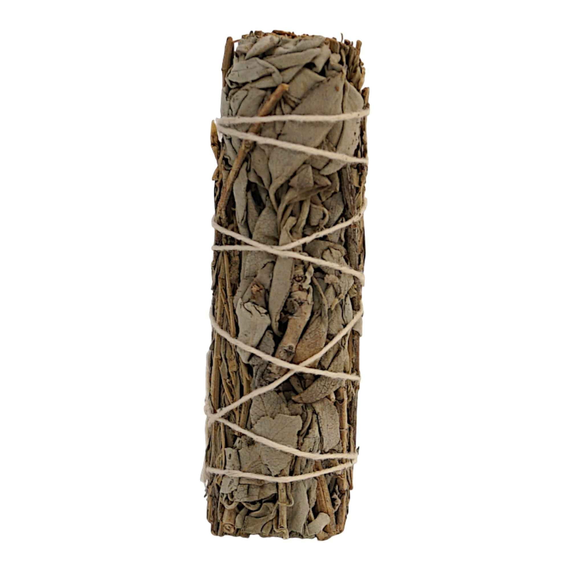 White Sage & Blue Sage Smudge Stick (3-4")