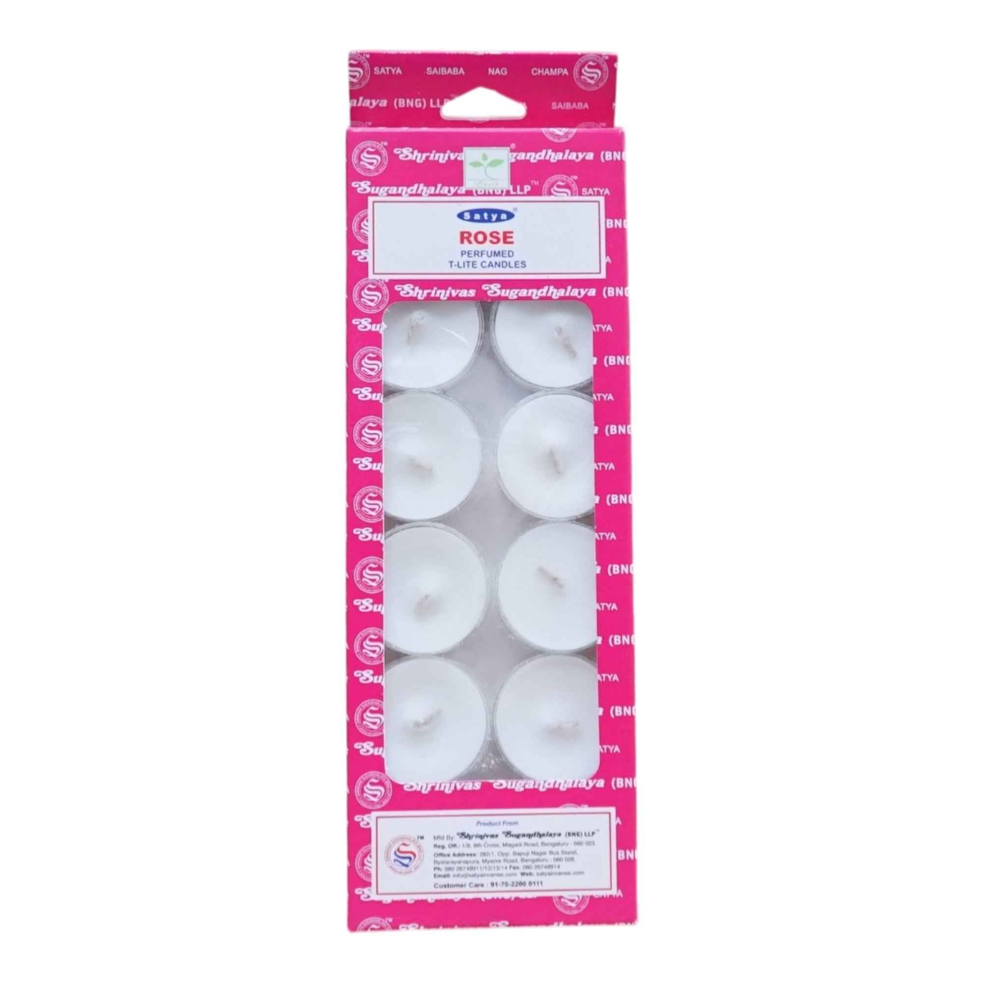 Rose - Satya Tea Light Candles