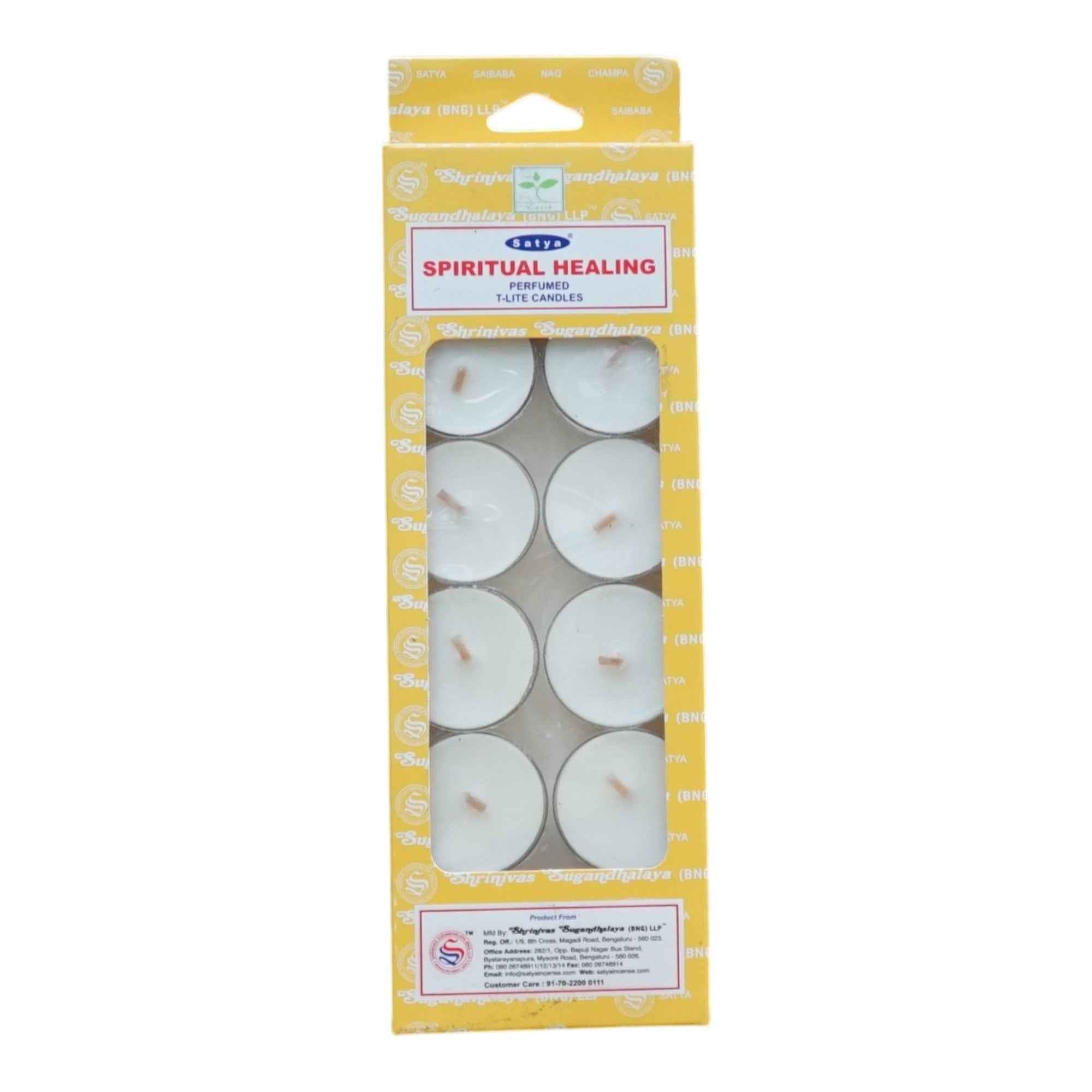 Spiritual Healing - Satya Tea Light Candles