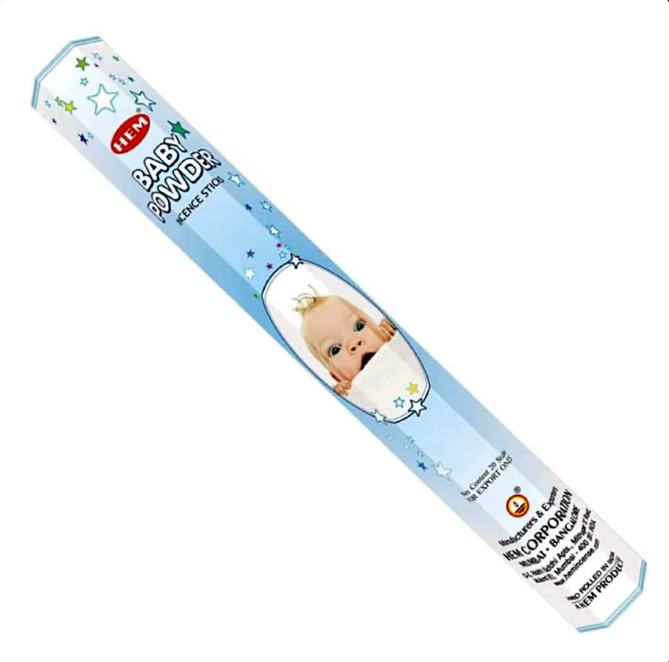HEM Incense Stick - Baby Powder - 20ct