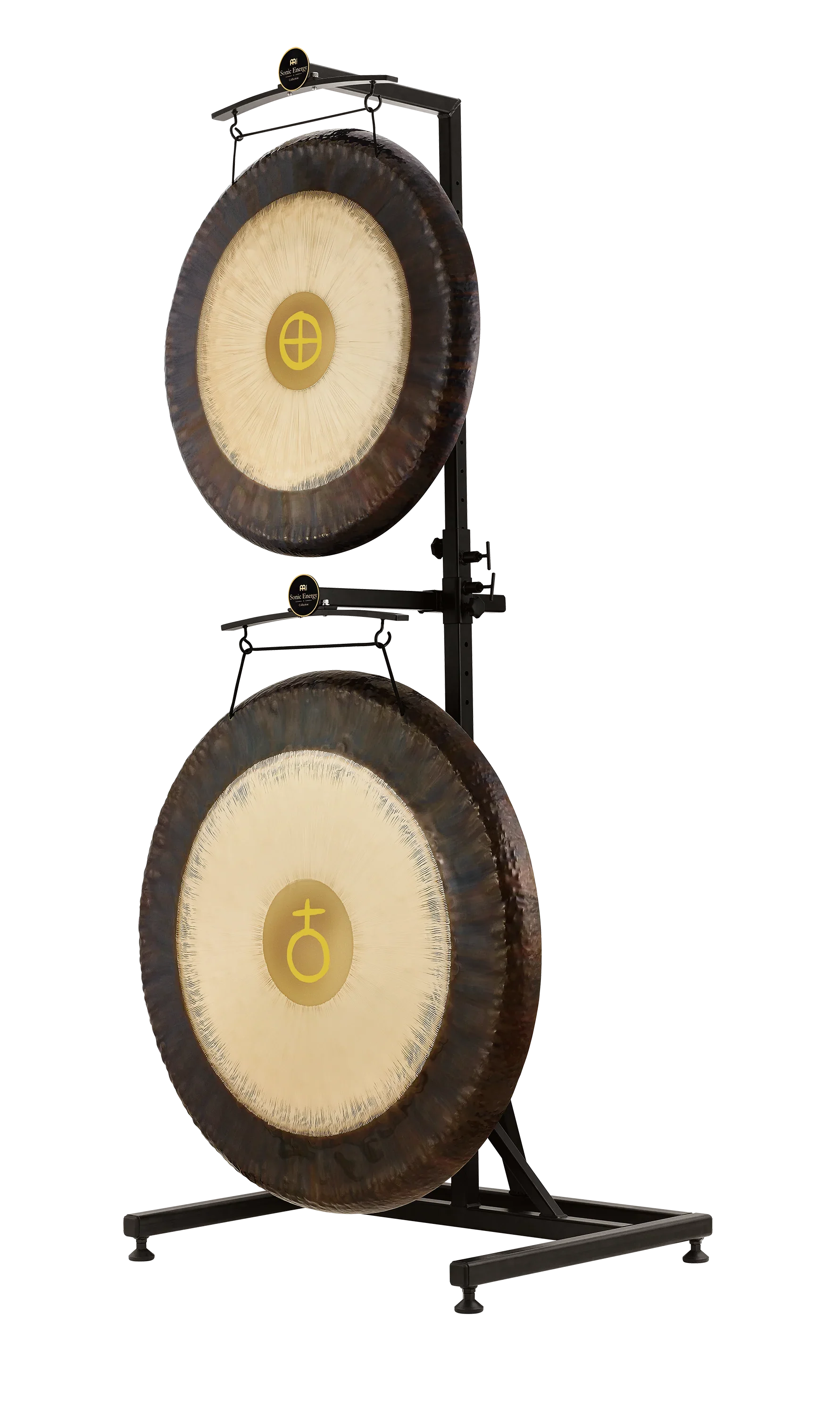 Pro Gong Stand, Up to 40",  Black Powder-coated Steel