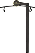 Gong Wall Mount, Up to 40", Black Powder-Coated Steel