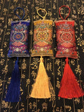 Tibetan Incense Lucky Bag, Silk Brocade Sachet