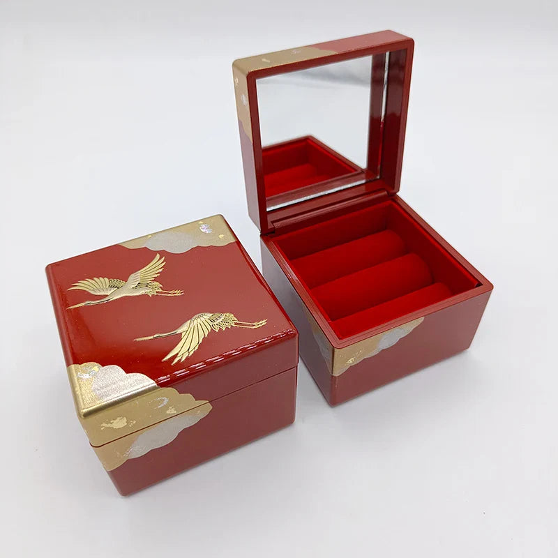 Japanese Yamanaka Lacquerware Jewelry Box – Small Bracelet & Ring Storage
